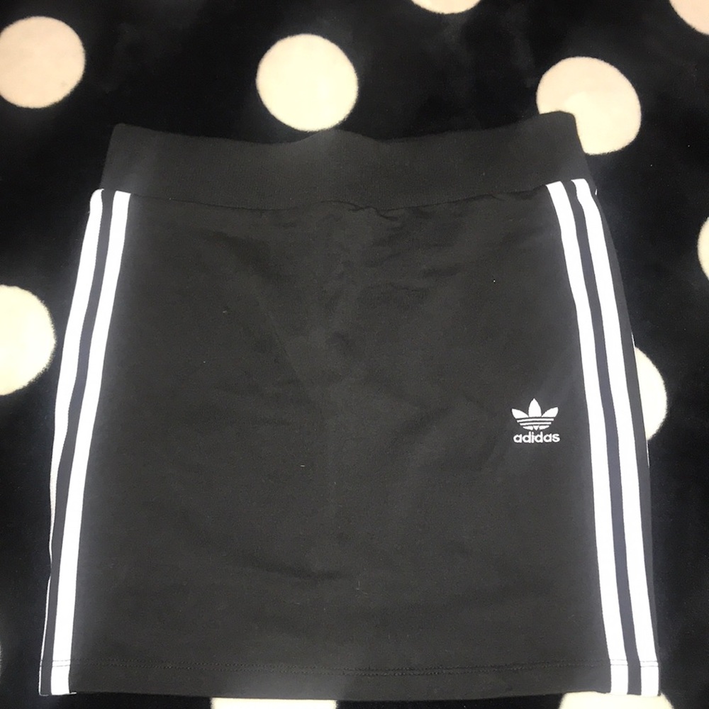 Adidas three stripe bodycon skirt